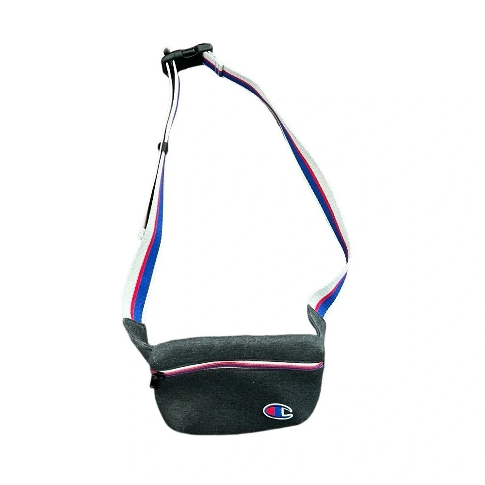CHAMPION Belt Bag Fanny Pack in Gray Multi‎ Stripe